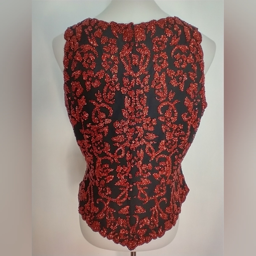 Ruby Beaded Top - image 4